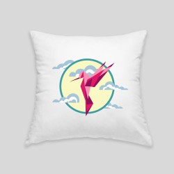 Coussin colibri 2